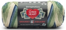 Red Heart Granny Squares - Aran Lily Pad